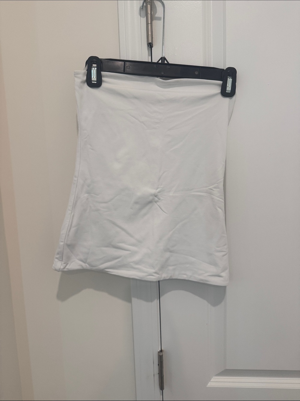 Babaton White Strapless Mini Skirt